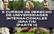 5 CURSOS DE DERECHO DE UNIVERSIDADES INTERNACIONALES ¡GRATIS! (PARTE II)