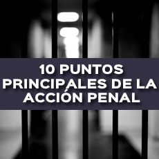 10 puntos principales de la accion penal